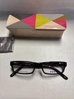 Fossil Maxwell Eyeglasses 0ETX 53-16-140 Black Frame With Case And Cloth New. Price: $52.30.