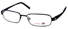 New Balance NB414A-1 Nos Dark Brown Matte 53-17-135 Eyeglasses Frame Pre-owned. Price: $21.00.