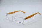 New Fila VF9458 Cry Clear Orange Authentic Frames Eyeglasses 49-16. Price: $80.00.