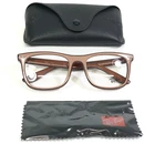 Ray-ban Eyeglasses Frames RB7209-F 8211 Brown Beige Square Asian Fit 55-20-145 New. Price: $121.24.
