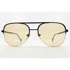 Steroflex Patrick Aviator Eyeglasses Frames 56-17 Italy Black Pre-owned. Price: $39.99.