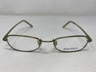 Nautica N7084 020 46-18-135 Antique Gold Metal Full Rim Eyeglasses Frame TZ71 New. Price: $60.00.