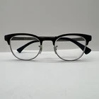Ray Ban RB6317 2862 Eyeglasses Frames Only 49-20-140 Brown/silver Half Rim Pre-owned. Price: $19.99.