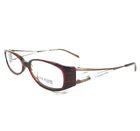 Anne Klein Eyeglasses Frames Ak 8049 135 Brown Red Horn Oval 52-15-130 New. Price: $41.89.