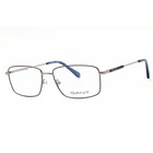 Gant Unisex Eyeglasses Rectangular Blue/light Ruthenium Metal Frame GA3271 092 New. Price: $37.00.