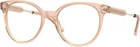 Versace VE3291 5215 51MM Transparent Brown Square Rectangle Women's Eyeglasses New. Price: $89.99.