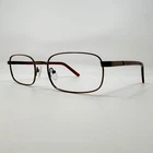 Success Eyeglasses Mens Brown Rectangular SS-282 Metal Frame 55-20-145 Pre-owned. Price: $39.99.