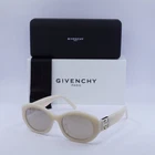 New Givenchy GV40091F 25G Shiny Ivory/brown With Silver Mirror 53-20-135 Sung.... Price: $262.49.