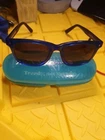 Zenni 125216 Wayfarer Like Eyeglasses Frame Blue Crystal 49-22-147 Prescribed Pre-owned. Price: $19.99.