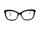 Bebe Black Cat Eye Pink Floral Interior Glasses BB7228 001 Jet 57 17 140 Pre-owned. Price: $49.00.