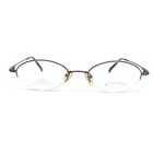 Contempo CO-4302 Lavender Eyeglasses Purple Round Half Rim 52-18 140 Mm New. Price: $33.04.