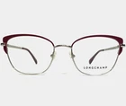 Longchamp LO2108 623 Burgundy Metal Cateye Optical Eyeglasses Frame 53-18-140 New. Price: $103.60.