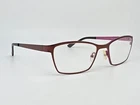 Dereon DOV523 210 Semi Matte Brown Plum Cat Eyeglasses Frame 54-19-140 Pre-owned. Price: $35.99.