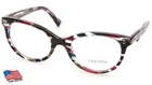 New Valentino 3009 5039 Havana /crystal /red Eyeglasses 50-19-140 B40 Italy. Price: $124.99.