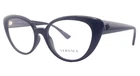 New Versace Reading Glasses Mod. 3349-U GB1 53-17 Black Cat Eyes Frames Readers. Price: $239.99.