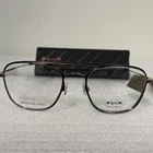 Kliik Denmark Rx Eyeglasses Frames 660 S200 49-19-140 Black Gold Full Rim New. Price: $129.00.