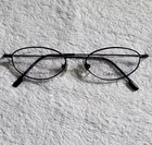 Calvin Klein 287 590 Black Stainless Steel Oval Frames 48-17-130 New. Price: $39.00.