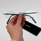 Montblanc Women Eyeglasses Silver Blue Rectangle MB0221O 009 New Authentic. Price: $274.95.