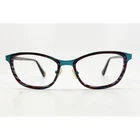 Bellinger Denmark Circle 50-17 4864 Teal Tortoise Eyeglasses Frames Women Pre-owned. Price: $69.99.