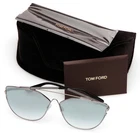 New Tom Ford JACQUELYN-02 TF563 14X Silver Sunglasses 64-12-140MM B51MM Italy. Price: $169.98.
