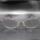 Anne Klein K1046 Gold Oval Eyeglass Frames 50-19-135 Made Italy Full Rim Pre-owned. Price: $22.39.