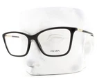 Prada Eyeglasses VPR08W 1AB-1O1 Polished Black 55-16-140 With Pouch New. Price: $139.50.