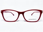 New Emporio Armani EA3073F 5456 Womens Red Rectangle Eyeglasses Frames 54/16 140. Price: $89.99.