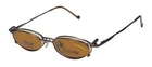 New Smartflip 402 Eyeglass Frame 47-18-135 Oval Full-rim Brown Unisex Metal. Price: $32.50.