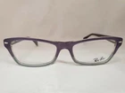 Ban Eyeglasses Rb 5256 5107 Purple/gray Rectangular Frame 52-16-135 Pre-owned. Price: $59.99.