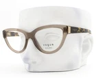 Vogue Eyeglasses 5610-B 2940 Crystal Brown Gold Swarovski 52MM W/case New. Price: $85.00.