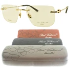 New!! Paul Vosheront PV630 C1 Gold Silver Rectangle Optical Frame Eyeglasses. Price: $179.99.