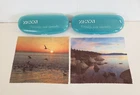 4PC Zenni Eyeglasses Hard Cases & Cleaning Cloths Sunset Scenes Used. Price: $11.99.
