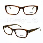 Prada VPR18O BF4-1O1 Brown Transparent Lace Size 52/18/135 Made Italy Eyeglasses New. Price: $147.00.