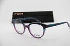 New Fysh 3725 S407 Purple Blue Authentic Frames W/case Eyeglasses 49-19. Price: $152.10.