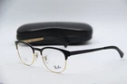 New Ray-ban Rb 6317 2833 Black Gold Clubmaster Authentic Frames Eyeglasses 51-20. Price: $194.65.