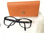 Tory Burch TY2066 1611 Black Gray Tortoise Eyeglasses Frame Only + Case Pre-owned. Price: $35.00.