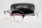 New Coach Hc 6144 5569 Clear Pink Gold Grey Authentic Eyeglasses 53-16. Price: $109.65.