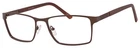 Enhance EN4172 Eyeglasses Frame Size 59-18-150 Matte Brown Men's New. Price: $39.94.