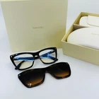 Tom Ford TF5971-B Eco 052 Tortoise Womens Semi Cat Eyeglasses 54-17-140 B:44 New. Price: $246.49.