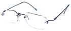 Kazuo Kawasaki MP-631 Japan Grey Rimless Eyeglasses Frame 19-140 Mm Pre-owned. Price: $104.00.