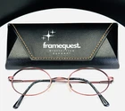 Vtg Titmus T302S Unisex Burgundy Oval Full Rim Eyeglasses Frames Only Pre-owned. Price: $26.24.