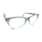 Maui Jim Mjo 2122-06E Light Blue Brown Cat Eyeglasses Frames 53-16 135 Italy Pre-owned. Price: $69.99.