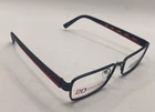 Bulova Eyeglasses Frames Only Maho Black/red Full Rim 54-17-140 New. Price: $38.88.