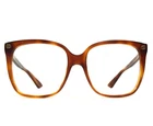 Gucci Eyeglasses Frames GG0022S Light Havana Square Full Rim 57-18-140 New. Price: $174.99.