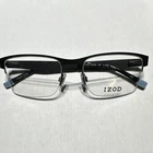 Izod 2090 Black Metal Square Eyeglass Frames 54-18-140 Unisex New. Price: $55.49.