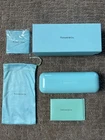 Tiffany & Co Blue Hard Sunglasses Eyeglasses Case W/ Microfiber Pouch Box Used. Price: $34.99.