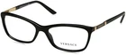 Versace Women VE3186 Black Eyeglasses Frames GB1 54MM New. Price: $99.99.