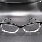 Juicy Couture Clever 0JXF Black & Clear Cat Eyeglass Frames Women's Handmade New. Price: $30.40.
