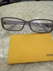 Fendi F862 541 Lilac Purple Rectangle Eyeglasses Frames 53-14 130 Italy New. Price: $57.95.