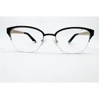 Oleg Cassini Eyeglass Frames Womens Black Gold Semi-rimless 416 001 51-18-135 Pre-owned. Price: $39.99.
